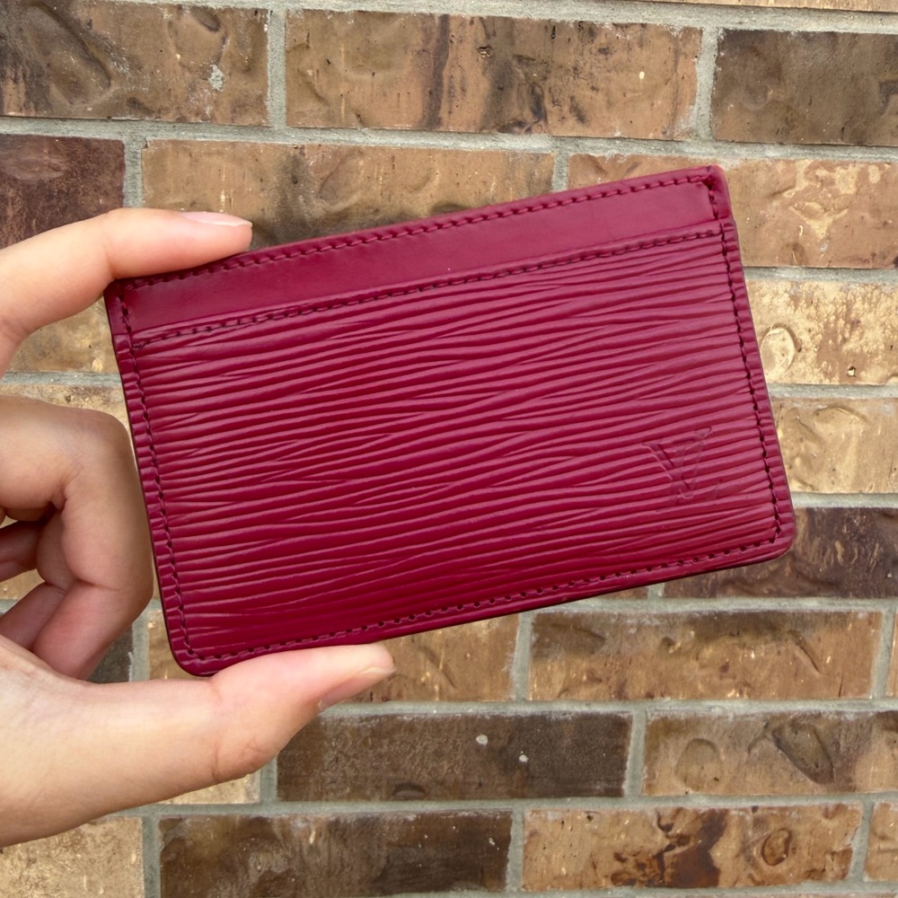 Louis Vuitton Card Holder Epi Leather